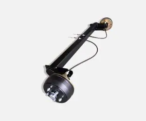 1500 kg Torsion Mechanical Drum Brake Axle Supplier