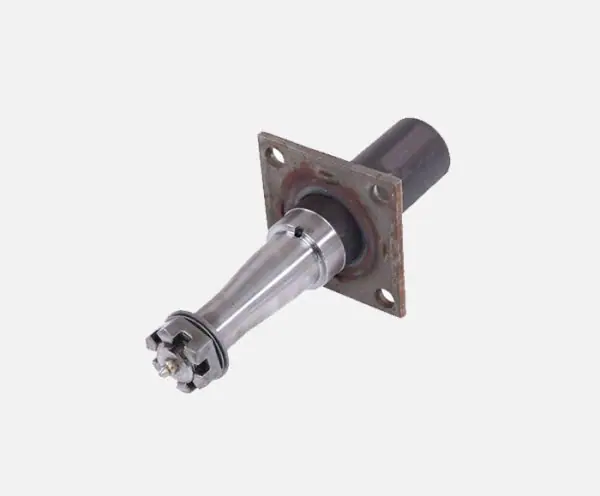 Trailer Spindle with Brake Flange for 3500 lb Axle - 1-3/4" Diameter