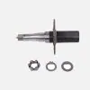 Trailer Spindle with Brake Flange for 3500 lb Axle - 1-3/4" Diameter