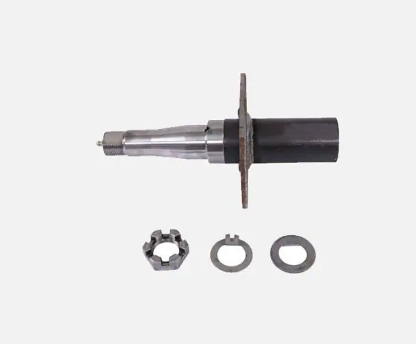 Trailer Spindle with Brake Flange for 3500 lb Axle - 1-3/4" Diameter