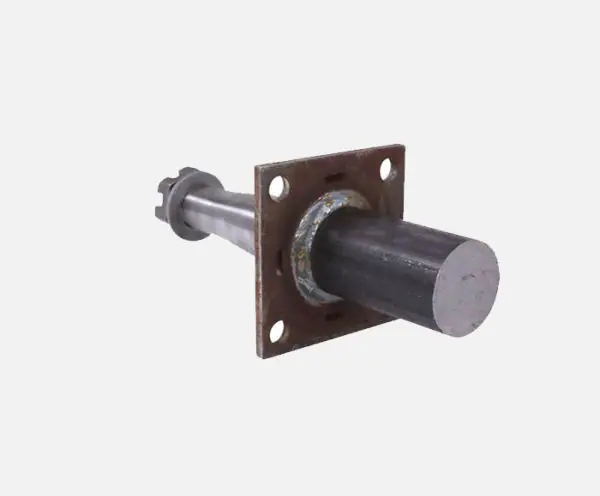 Trailer Spindle with Brake Flange for 3500 lb Axle - 1-3/4" Diameter