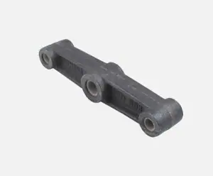 Straight Equalizer for 1-3/4" Wide Double-Eye Springs - 8" Long - 3/4" Center Hole