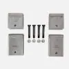 Single Axle Trailer Hanger Kit for 2" Slipper Springs - 3-3/4" Tall Front