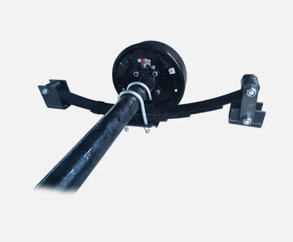 3500 lbs Trailer Leaf Spring Axle Kits With Hydraulic Brakes