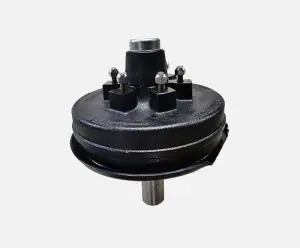 Trailer Stub Axle with 12 inch Electric Drum Brake
