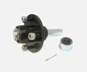 2000 lbs Trailer Stub Axle with 4 on 4” Idler Hubs