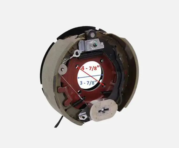 12-1/4" 8K Electric Trailer Brake Kit Self-Adjusting