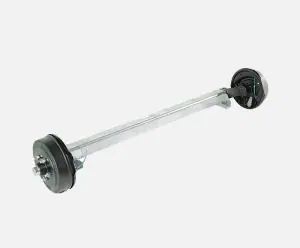 1500kg Torsion Trailer Axle with Electric Brakes